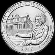 *25 Centov USA 2017, Frederick Douglass National Historic Site - Kliknutím na obrázok zatvorte -